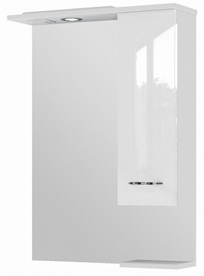Зеркало со шкафчиком ЮВЕНТА Rio RioMC2-60 правая белая