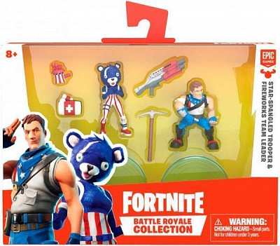 Ігровий набір Fortnite Зоряно-смугастий боєць і Капітан команди піротехніків