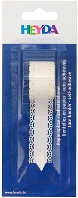 Лента бумажная самоклеющаяся Кружево 2 21 ммх2 м 204880077 Heyda