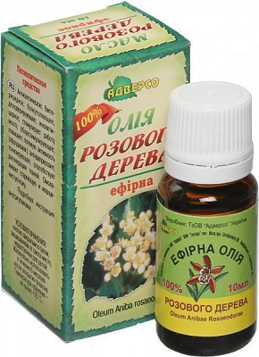 Эфирное масло Адверсо Рожевого дерева 100% 10 мл 