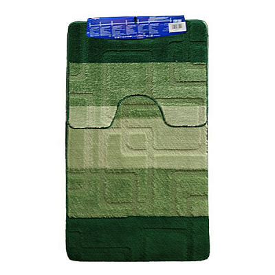 Килимки для ванни Avangard 5514 60х100, 60х50 зелений