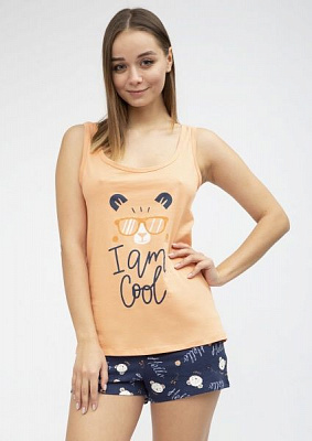 Пижама женская Roksana Hello Barney 572/12004 р. S оранжевый 