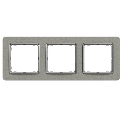Рамка тримісна Schneider Electric Sedna Elements універсальна бетон SDD390803