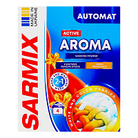 Порошок для машинной и ручной стирки SARMIX Active Aroma 0,3 кг