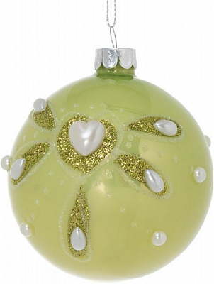 Куля скляна d80 JF230381-8GR салатовий