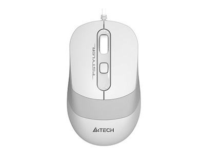 Мышка A4Tech бесшумная Fstyler FM10S (White) 