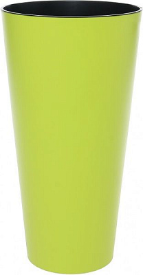 Горщик пластиковий Prosperplast Tubus slim 2 в 1 круглий 64л лайм (74949-389)