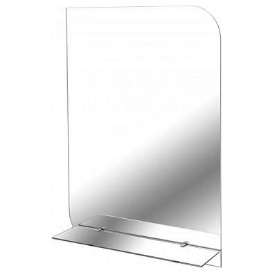 Зеркало МТ ЗОПР № Е 26 63.9x44.7x0.4 см с полочкой