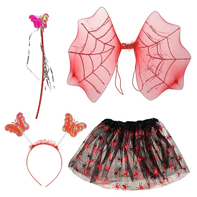 Костюм дитячий карнавальний Shantou (спідниця, крила, обруч, чарівна паличка) в асортименті E2506-1