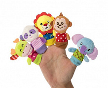 Набор игрушек на пальцы Baby Team Веселые зверюшки 8715