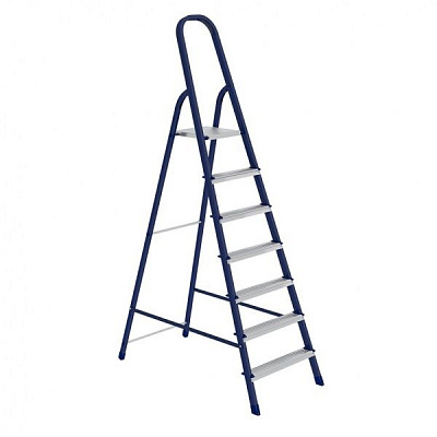 Драбина-стрем’янка 7 сходинок сталева
