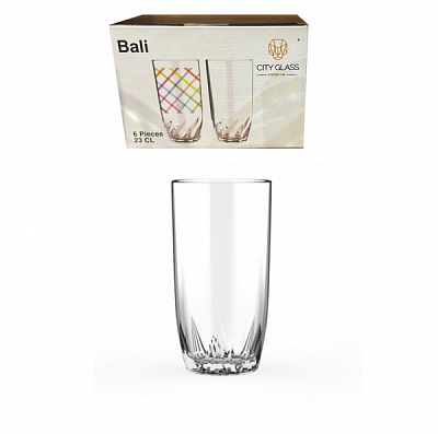 Набор стаканов Bali 230 мл 6 шт. 