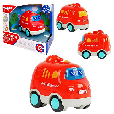 Игра интерактивная Shantou Машинка на колесиках Пожарная охрана HE0537/2