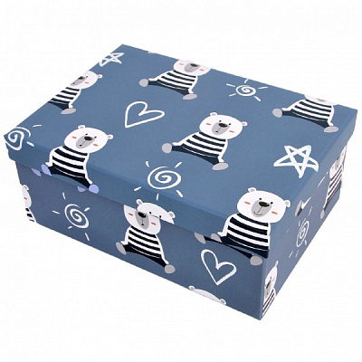 Коробка подарочная Мишка 35х27х15.5 см 1110238709