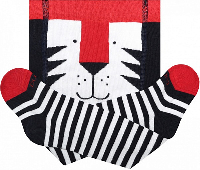 Колготки для девочек Duna новогодние 4926р.86 синий 