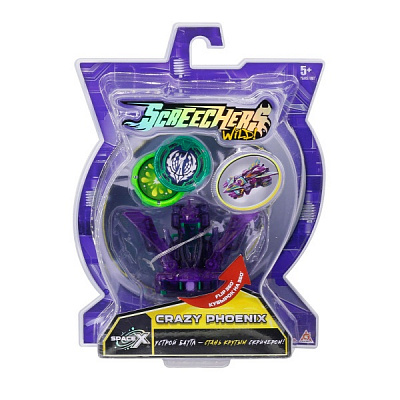 Трансформер Screechers Wild S3 L1 Крейзі Фенікс 1:43 EU682104