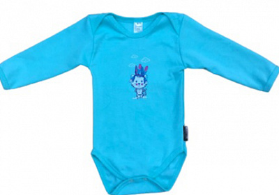 Унисекс Bambinelli бирюзовый р.74 бирюзовый с рисунком Б301-5 