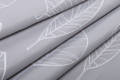 Ткань портьерная Декостиль W2080 2356/15 серый с принтом 