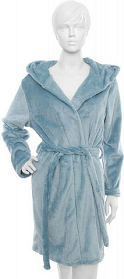 Халат жіночий капюшон з вушками р. М бірюзовий