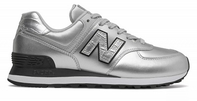 Кроссовки New Balance WL574PN2 р.US 7 серебристый