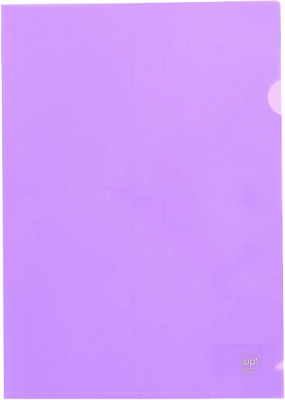 Папка-уголок А4 фиолетовый UP! (Underprice)