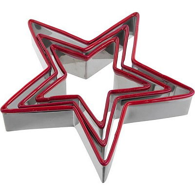 Набір форм для вирізання печива Зірки 3 шт. 689570 Zenker
