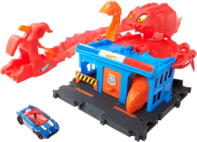 Игровой набор Hot Wheels Полицейское спасение от скорпиона HDR32
