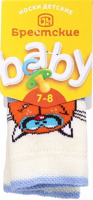 Носки детские Брестские Baby 3060 495 р.7-8 голубой 