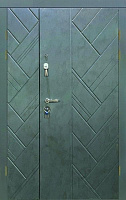 Дверь входная Мавіс термо Т-3 бетон антрацит 2030x1200мм правая