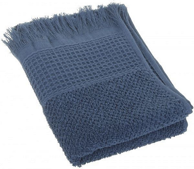 Рушник Комбі махровий 30x70 см синій Simi
