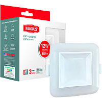 Светильник точечный Maxus 3-step 1-MAX-01-3-SDL-12-S 12 Вт 3000/3500/4100 К белый 