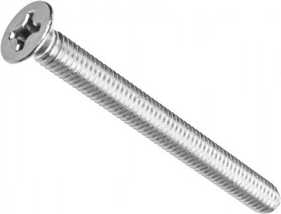 Винт  метрический DIN 965 нерж 6x100 мм 2 шт EXPERT FIX