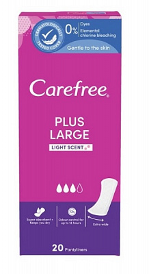 Прокладки ежедневные Carefree Plus Large normal 20 шт.