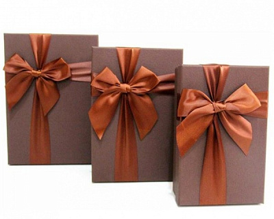 Коробка подарочная UFO 10371-04 9x12x7 см BROWN