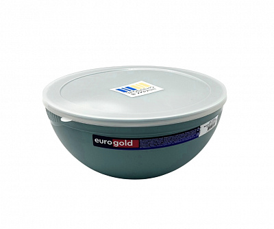 Миска с крышкой Eurogold California Green 21 см зеленый