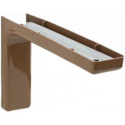 Кронштейн  DC К-08 металевий із пластиковою накладкою 180 мм коричневий 2 шт.