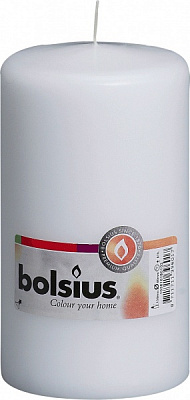 Свеча белая 12х6 см Bolsius