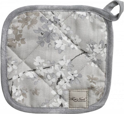 Прихватка Квітка сіра 20x20 см сірий La Nuit