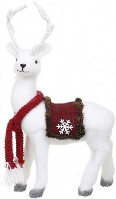 Декоративна фігура Олень з попоною F9127A-W 51 см