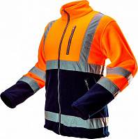 Куртка NEO tools флісова сигнальна р. M 81-741 помаранчевий