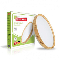 Светильник светодиодный Eurolamp Deco Wood Ring 30 Вт белый 4000 К LED-NLR-30W-T7 