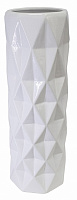 Ваза керамическая Nana ceramics Поли 41 см белый глянец 