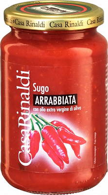 Томатний соус Casa Rinaldi Арраб'ята пікантний 350 г (8006165399692)