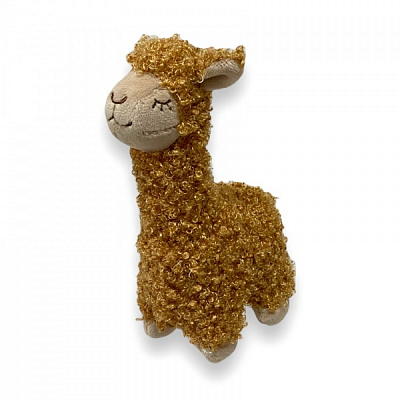 Мягкая игрушка Stip Лама 20 см бежевый