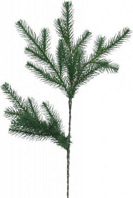 Веточка декоративная хвойная Елит 65 см 