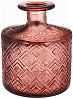 Ваза скляна San Miguel Nihon 12 см світло-рожева 