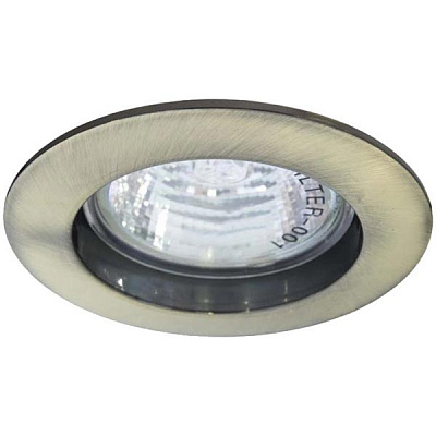 Светильник точечный LightMaster MR-16 GU5.3 античное золото CL111 ант. Зол. 