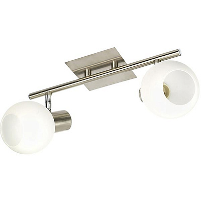 Спот Accento lighting 2x40 Вт E14 белый ALIN-Polina-2 