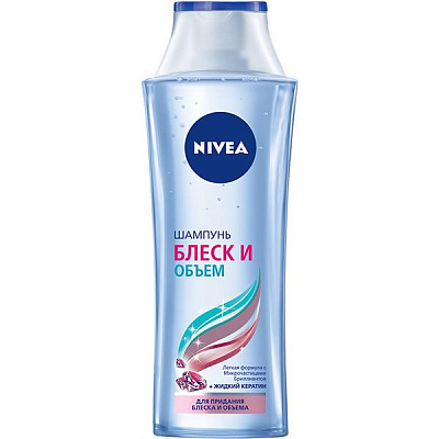 Шампунь Nivea Блеск и объем 400 мл