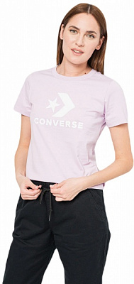 Футболка Converse Star Chevron Center Front Tee 10018569-535 р.M розовый